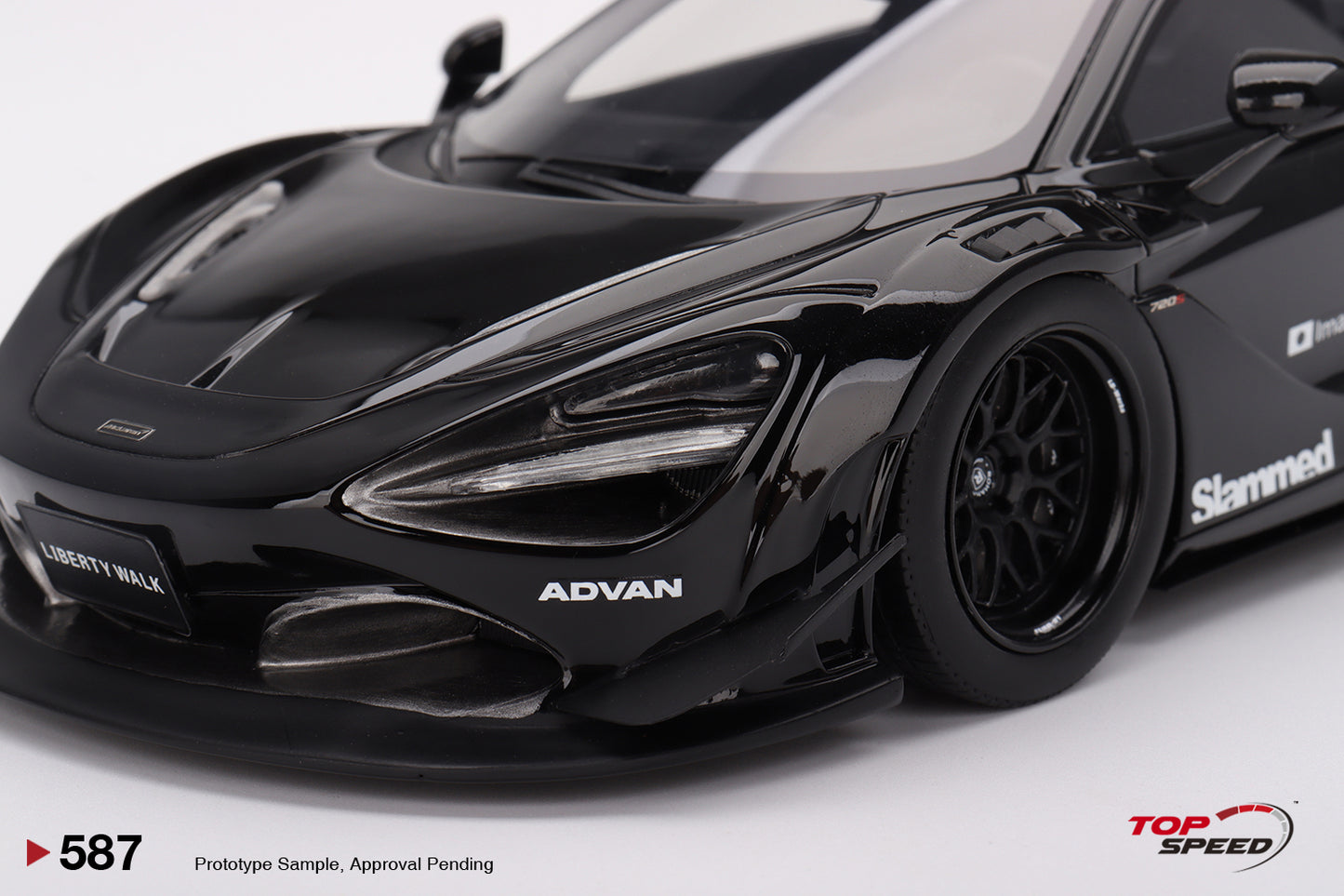 Topspeed Mclaren 720S LB-Works TAS 2024 Black 1:18