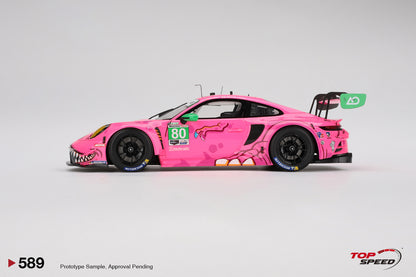 Topspeed Porsche 911 GT3 R (992) #80 Roxy AO Racing 2024 IMSA Michelin GT Challenger at VIR 1:18