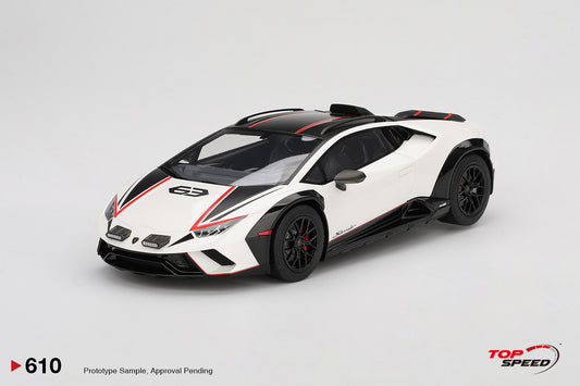 Topspeed Lamborghini Huracan Sterrato Blanco Asopo White 1:18