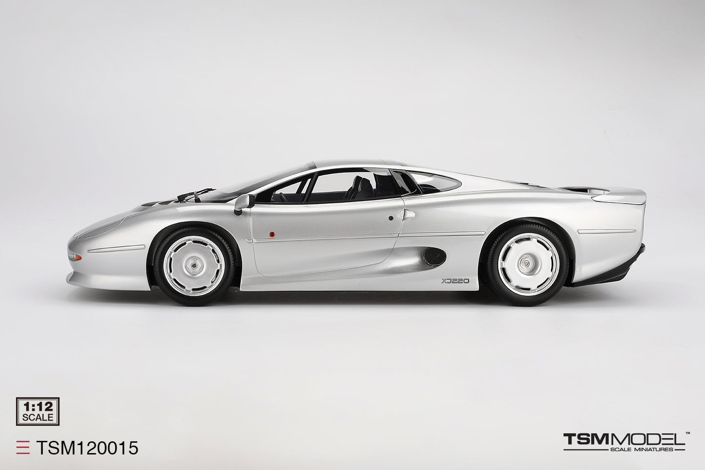 Topspeed Jaguar XJ220 Silver 1:12