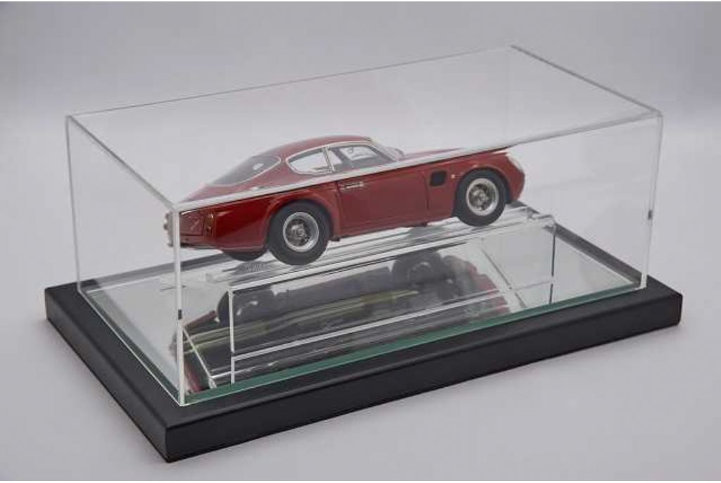 Atlantic Case Turin Acrylic Display Case with Metal Frame and Mirror Base 1:12