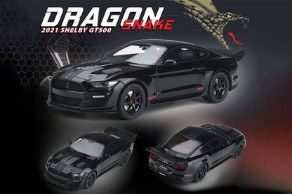 GT Spirit 2021 Ford Mustang Shelby GT500 Concept Dragon Snake Black 1:18 RESIN