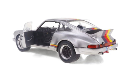 Solido 1973 Porsche 911 RSR Kremer Rally Silver 1:18