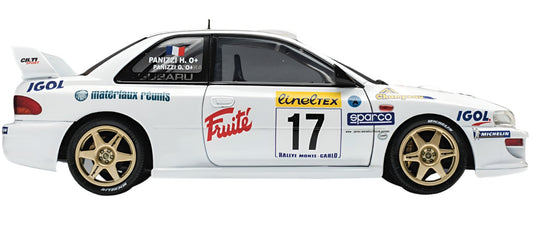 Solido 1999 Subaru Impreza 22b S5 WRC #17 Panizzi Rallye Monte Carlo White 1:18