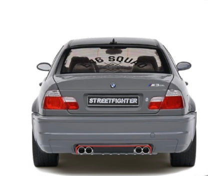 Solido 2000 BMW E46 M3 Coupe Streetfighter Nardo Grey 1:18