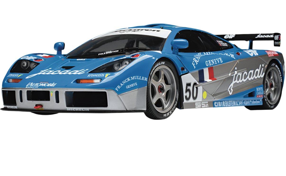 Solido 1995 Mclaren F1 GTR Short Tail #50 Giroux, Grouillard, Deltraz 24hr LeMans Blue 1:18