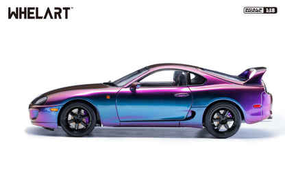 Whelart 1993 Toyota Supra MK4 (A80) Midnight Purple LHD 1:18