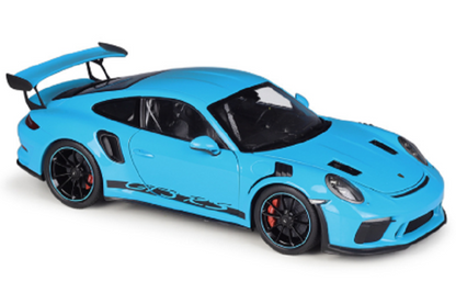 Welly Porsche 911 991 GT3 RS Riviera Blue 1:18