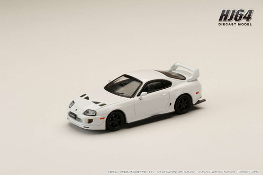 Hobby Japan 1993 Toyota Supra Mk4 (JZA80) Custom Version Super White 1:64