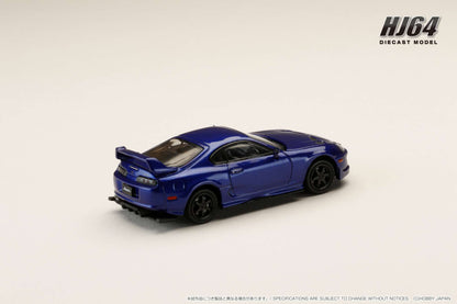 Hobby Japan 1993 Toyota Supra Mk4 (JZA80) Custom Version Blue Mica 1:64