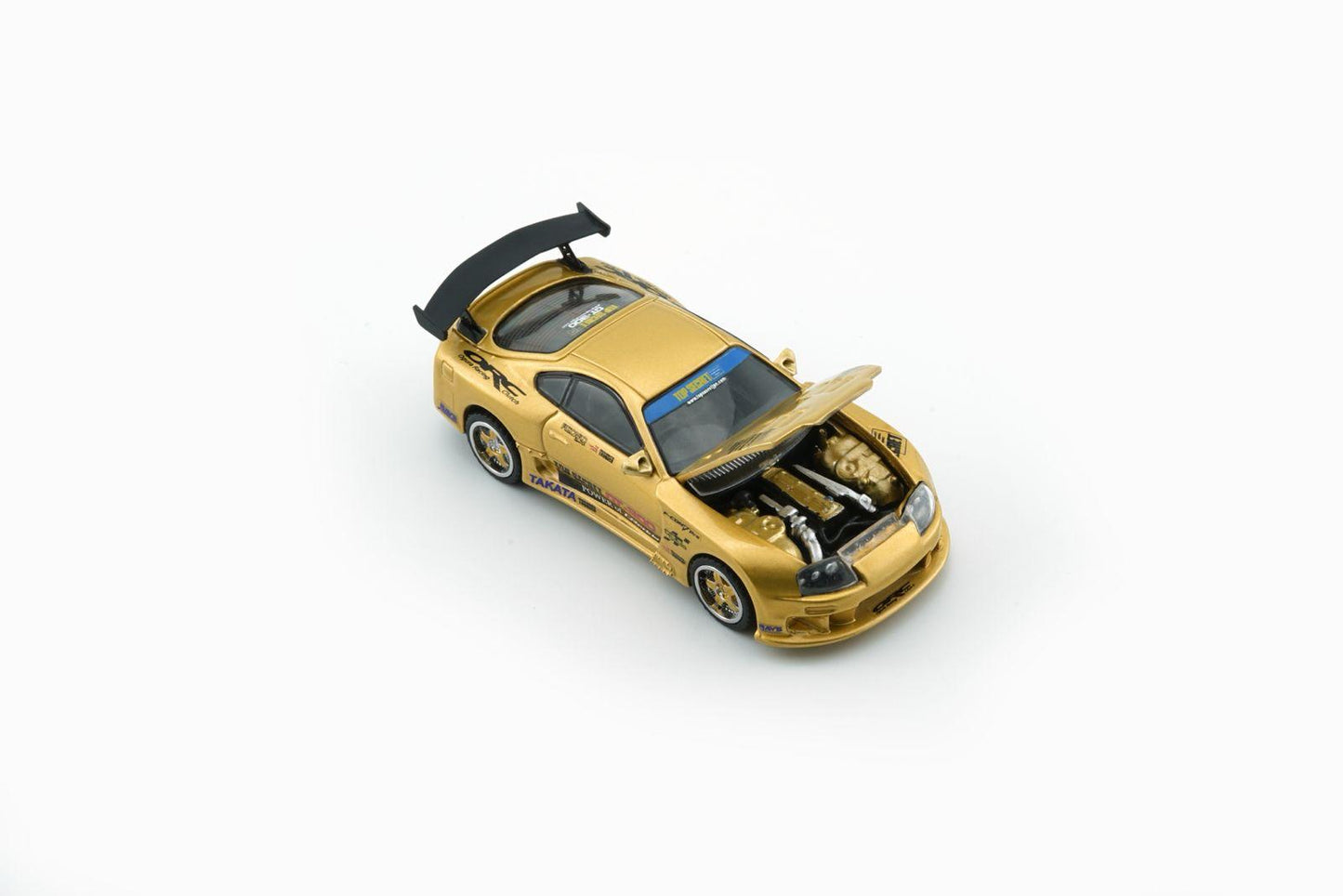 BM Creations 1993 Toyota Supra Mk4 (JZA80) X Top Secret Gold (Thailand Exclusive) 1:64