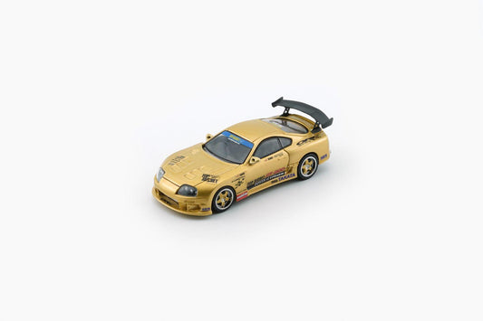 BM Creations 1993 Toyota Supra Mk4 (JZA80) X Top Secret Gold (Thailand Exclusive) 1:64