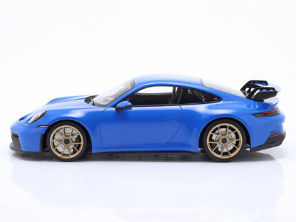 Minichamps 2022 Porsche 911 992 GT3 Touring Shark Blue w/ Gold Wheels 1:18 LIMITED, SEALED