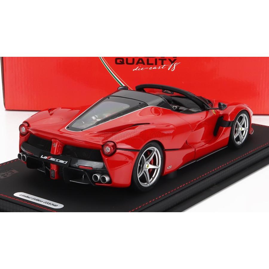 BBR 2016 Ferrari LaFerrari Aperta Spider Rosso Corsa (Ferrari Red) 1:18