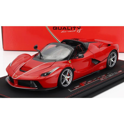 BBR 2016 Ferrari LaFerrari Aperta Spider Rosso Corsa (Ferrari Red) 1:18