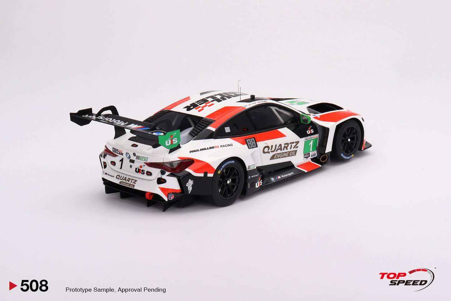 Topspeed 1:18 BMW M4 GT3 #1 Paul Miller Racing IMSA 2023 Sebring 12 Hrs GTD Winner