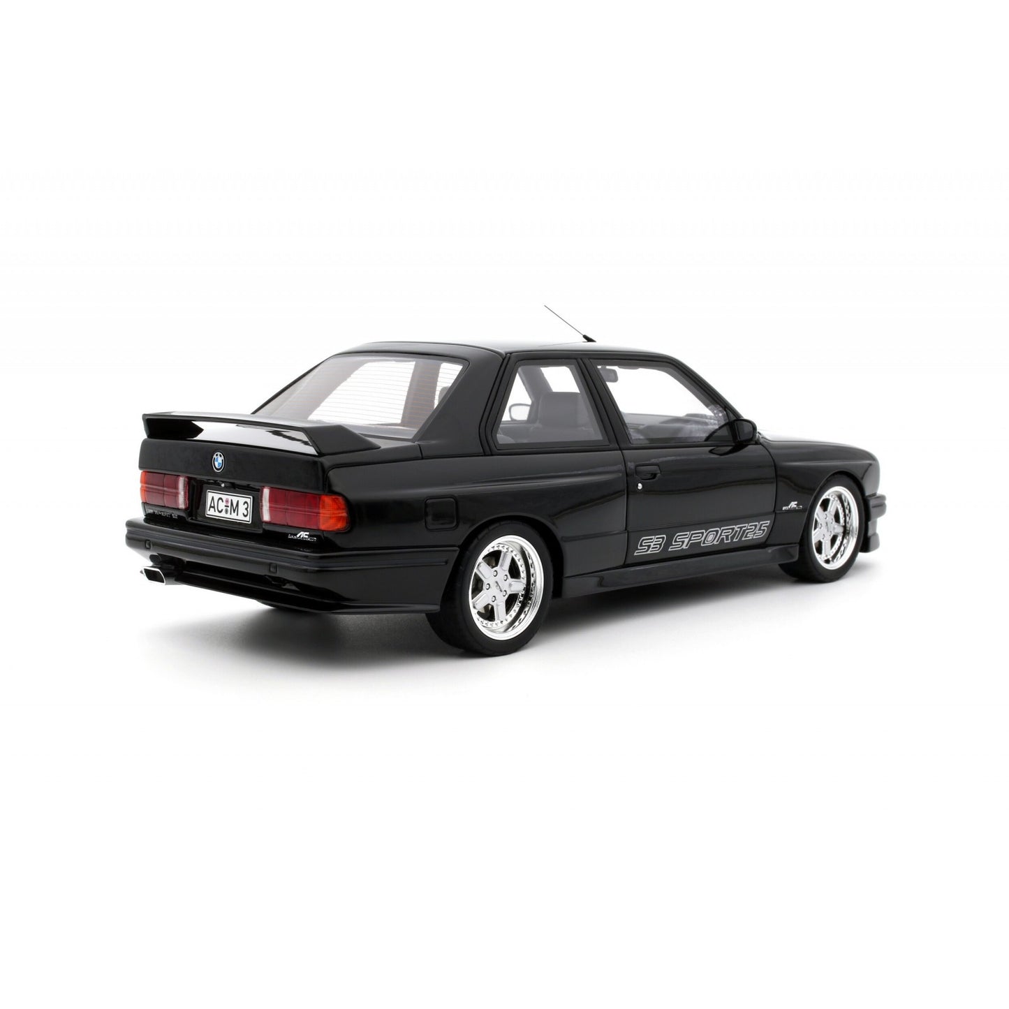 Otto 1985 BMW M3 E30 AC Schnitzer ACS3 Sport 2.5 Diamond Black Metallic 1:18