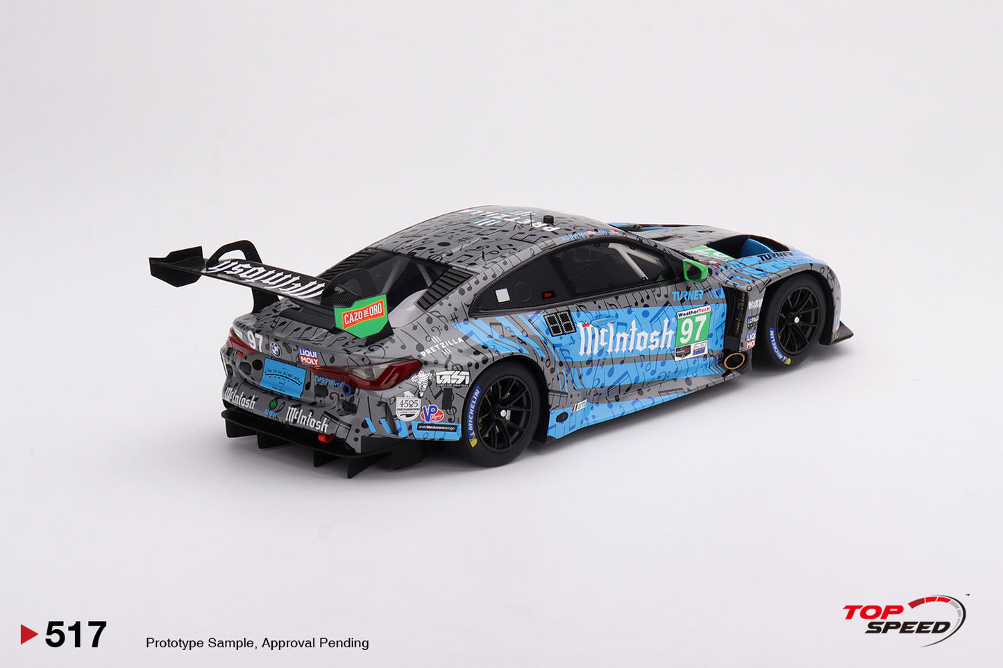 Topspeed  1:18 BMW M4 GT3 #97 Turner Motorsports  IMSA 2023  Laguna Seca GTD 2nd Place