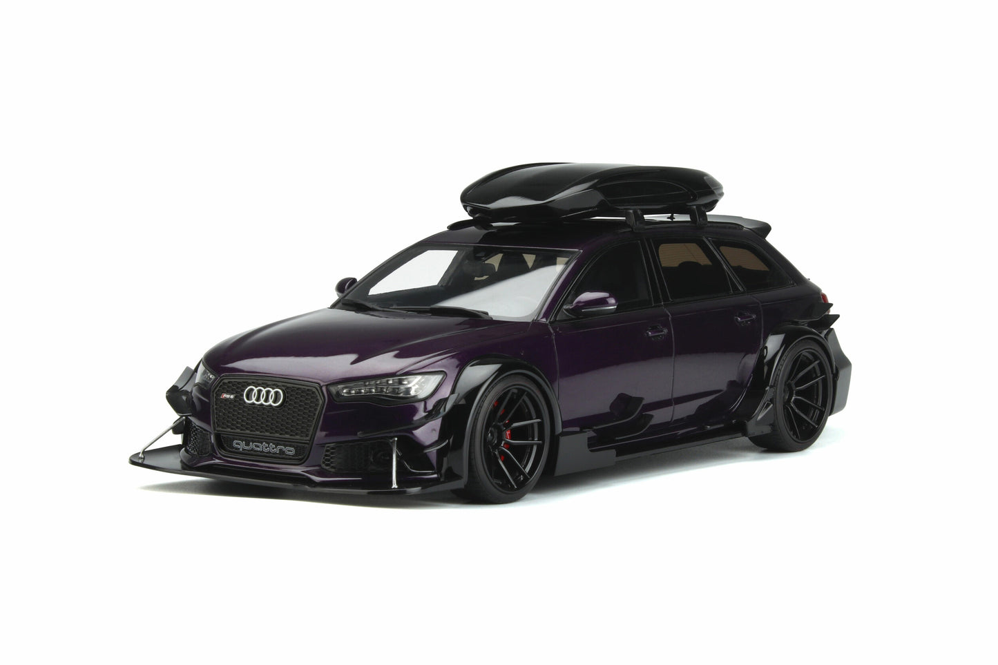 GT Spirit Audi RS6 Avant C7 Avant Body Kit w/ Roof Carrier Purple Metallic 1:18 Resin