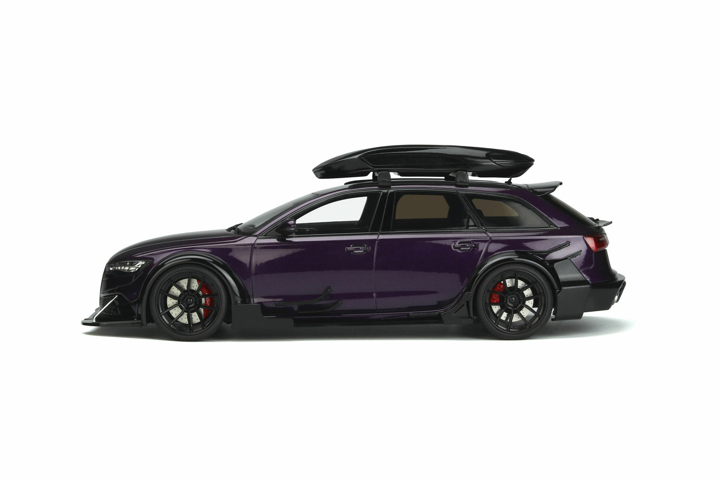 GT Spirit Audi RS6 Avant C7 Avant Body Kit w/ Roof Carrier Purple Metallic 1:18 Resin