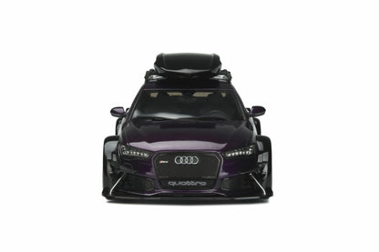 GT Spirit Audi RS6 Avant C7 Avant Body Kit w/ Roof Carrier Purple Metallic 1:18 Resin