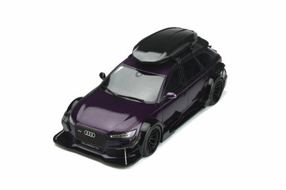 GT Spirit Audi RS6 Avant C7 Avant Body Kit w/ Roof Carrier Purple Metallic 1:18 Resin