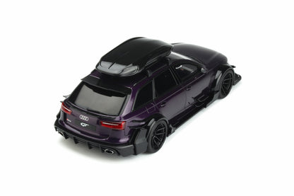 GT Spirit Audi RS6 Avant C7 Avant Body Kit w/ Roof Carrier Purple Metallic 1:18 Resin