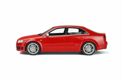 Otto 2005 Audi RS4 Sedan B7 4.2L V8 FSI Misano Red 1:18 LIMITED, Resin