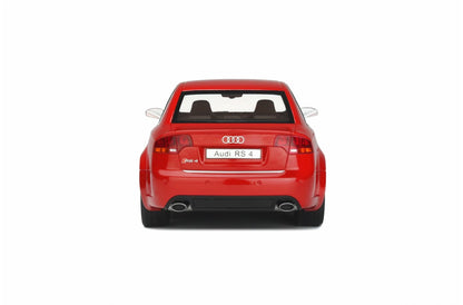 Otto 2005 Audi RS4 Sedan B7 4.2L V8 FSI Misano Red 1:18 LIMITED, Resin