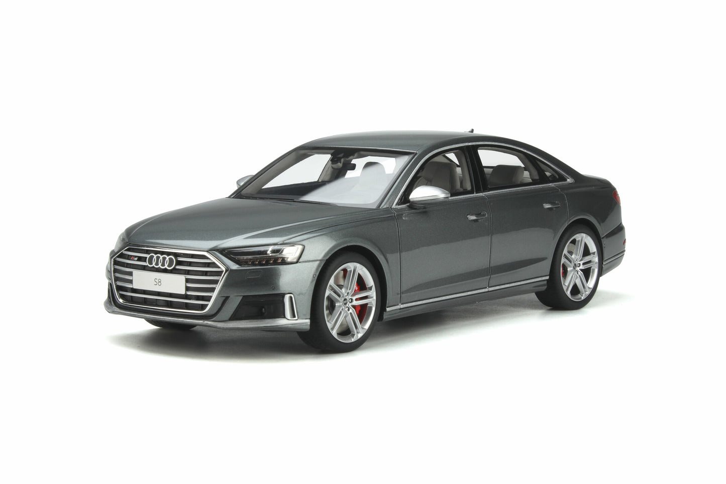 GT Spirit 2020 Audi S8 (D5) Sedan Daytona Grey Metallic 1:18