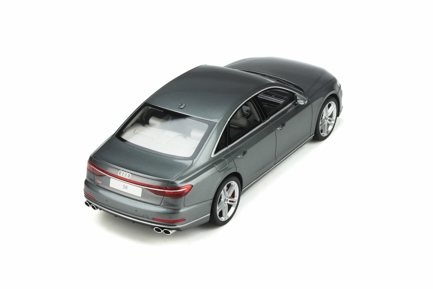 GT Spirit 2020 Audi S8 (D5) Sedan Daytona Grey Metallic 1:18