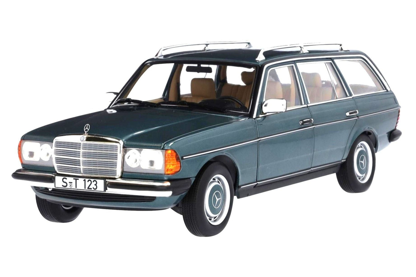 Norev 1:18 1980-1985 Mercedes-Benz E Class 200TE (S123) Station Wagon T-Model Petrol Metallic 1:18