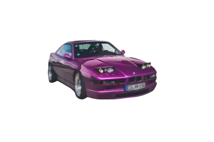 Solido 1991 BMW E31 850 CSi Coupe Violet Purple 1:18