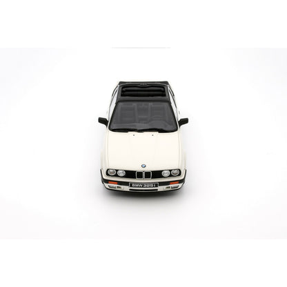 Otto 1986 BMW E30 325i Baur TC2 Semi-Convertible White 1:18