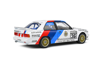 Solido 1989 BMW E30 M3 DTM No 36 Soper White w/ Red and Blue 1:18