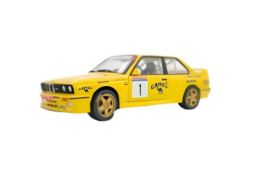 Solido 1991 Bmw E30 M3 (3-Series) Gr.A No 1 3rd Rally Principe Asturias 1992 Yellow 1:18