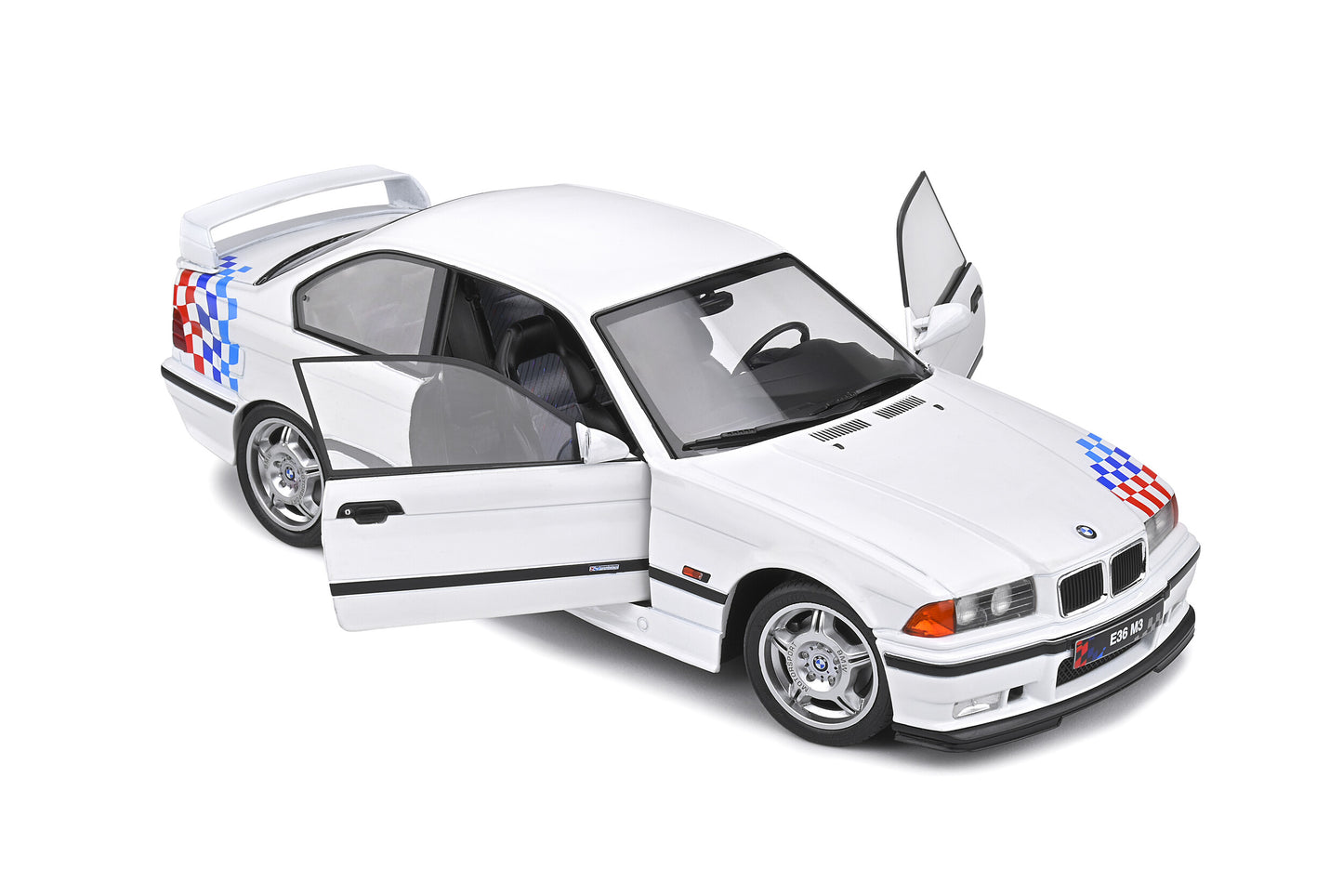 Solido 1995 BMW E36 M3 Coupe Lightweight M-Design Alpine White 1:18