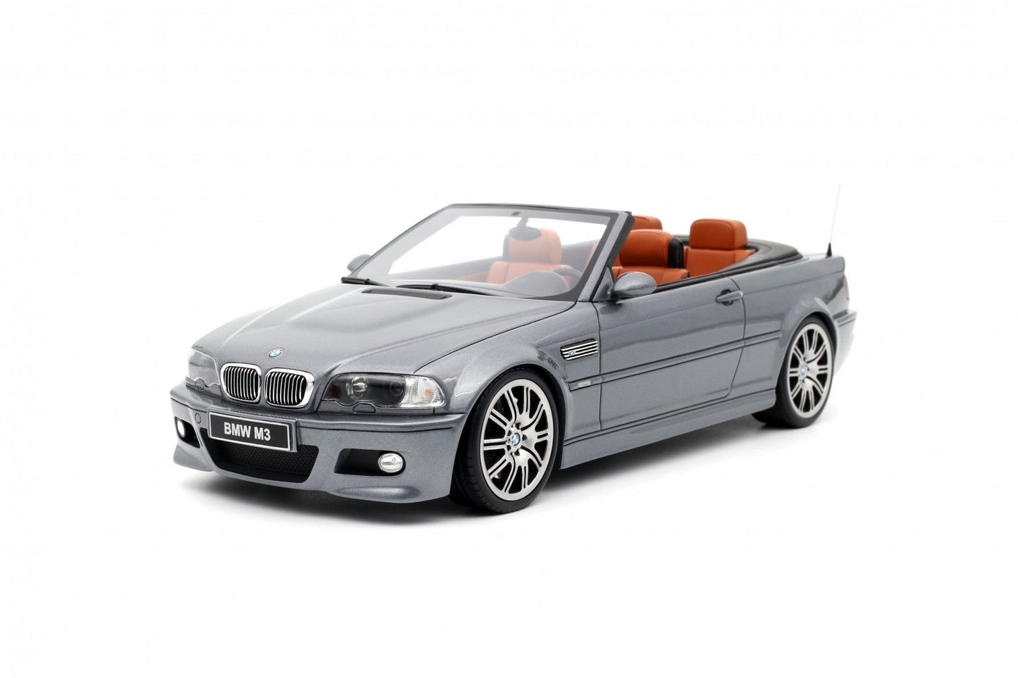 Otto 2004 BMW E46 M3 Cabriolet Grey Metallic 1:18 RESIN, SEALED, LIMITED