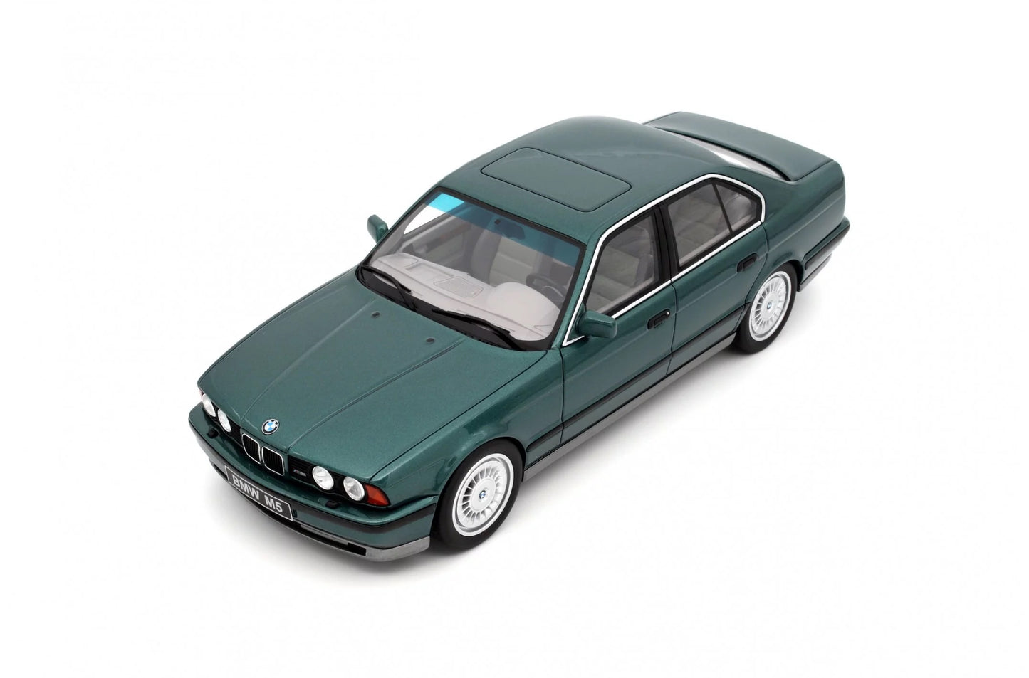 Otto 1991 BMW M5 E34 Sedan Cecotto Edition Lagoon Green Metallic 1:18