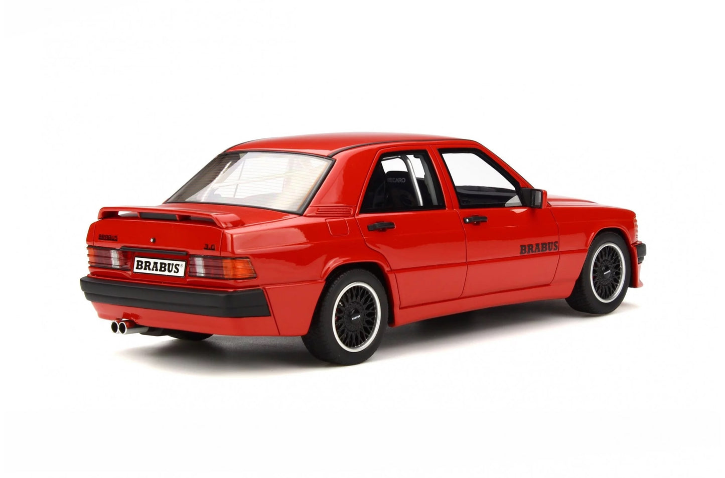 Otto 1989 Brabus Mercedes-Benz 190 E 3.6S (W201) Red 1:18 RESIN, SEALED