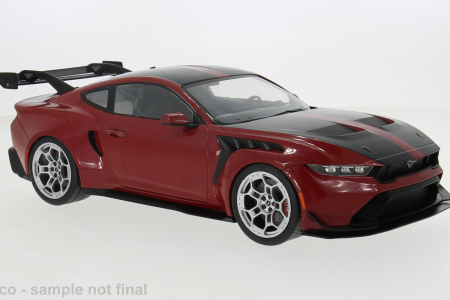 MCG 2025 Ford USA Mustang GTD 5.2L V8 Coupe Dark Red 1:18