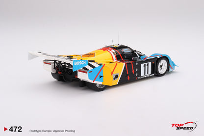 Topspeed Porsche 962 CK6 #11 Porsche Kremer Racing 1990 Le Mans 24 Hrs 1:18