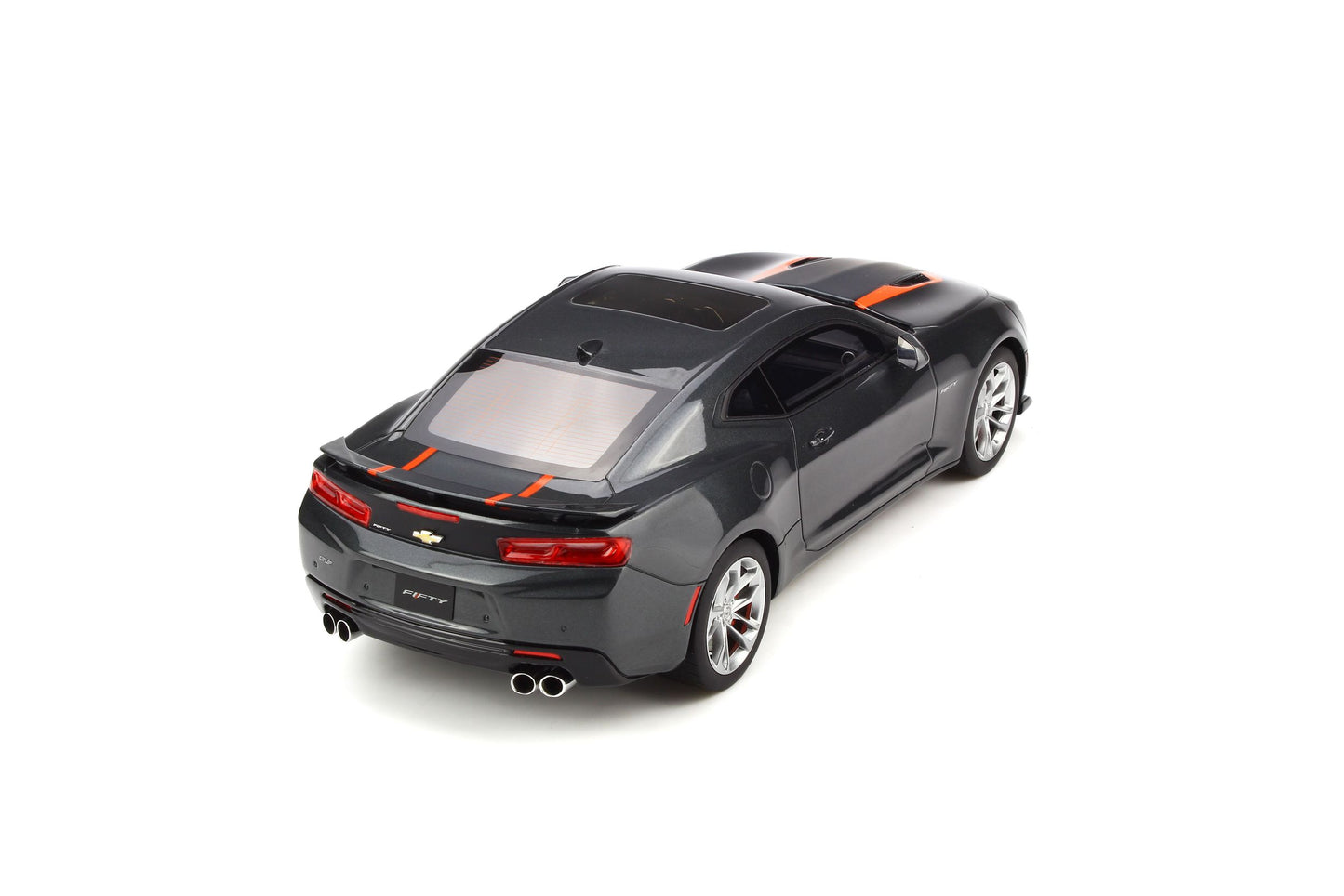 GT Spirit 2017 Chevy Camaro SS 50th Anniversary Edition Nightfall Grey 1:18