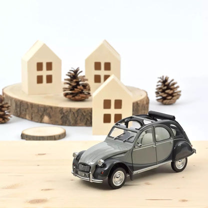 Norev 1:18 1983 Citroen 2CV Charleston Grey & Nocturne Grey