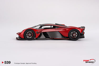 Topspeed Aston Martin Valkyrie Hyper Red 1:18