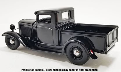 Acme 1932 Ford Pickup Truck "Black Beauty" High Gloss Black 1:18