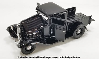 Acme 1932 Ford Pickup Truck "Black Beauty" High Gloss Black 1:18