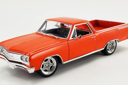 Acme 1965 Chevy El Camino Custom Cruiser Orange Metallic 1:18