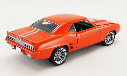 Acme 1969 Chevrolet Camaro Restomod Hugger Orange 1:18