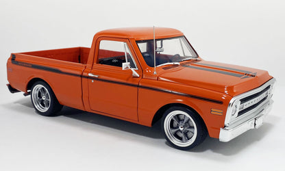 Acme 1969 Chevrolet C-10 Custom Yenko Pickup Truck Hugger Orange 1:18